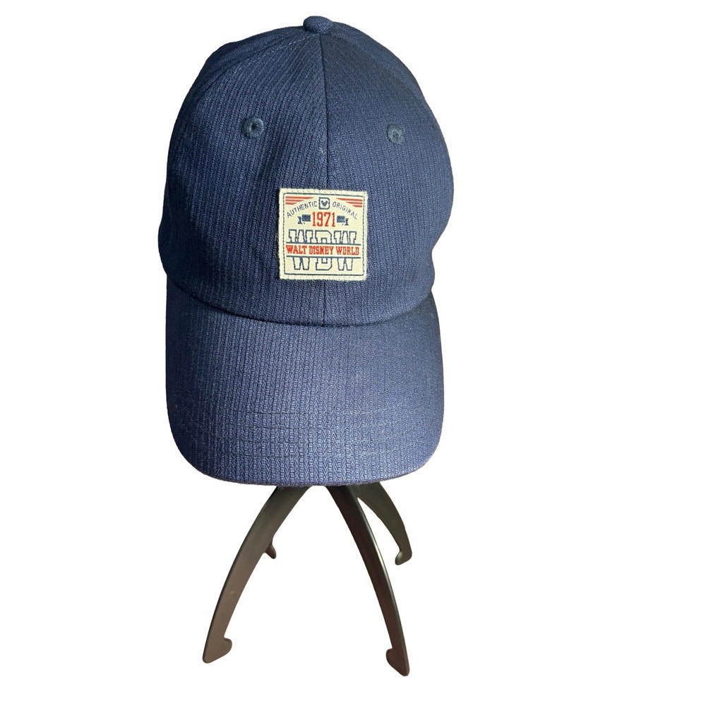 WDW Walt Disney World Disney Parks 1971‎ Authentic Blue Corduroy Strap Back Cap - Picture 2 of 13